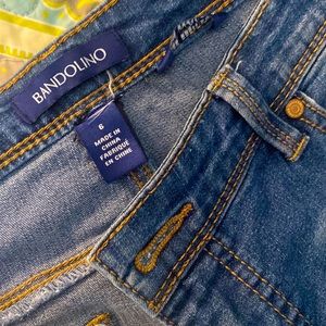 Bandolino Boyfriend Cropped Jean Sz6